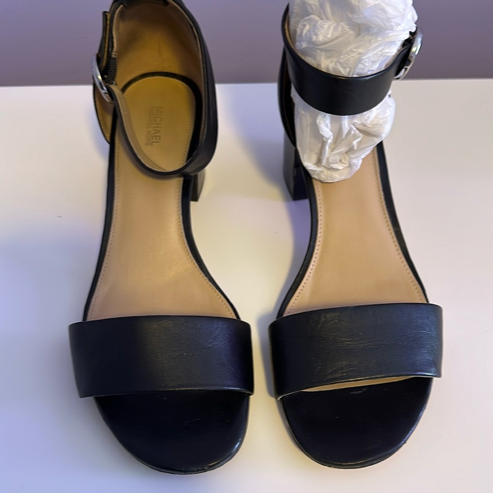 Michael Kors Black Strap Platform Sandal